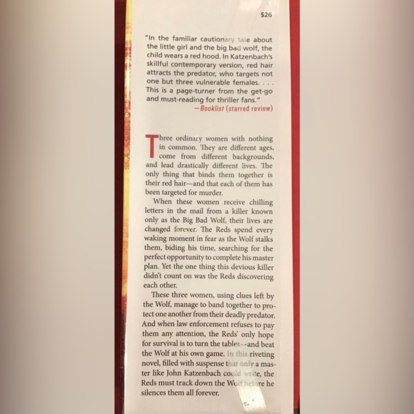 Novel, Red 1-2-3 by John Katzenbach - Picture 3 of 6